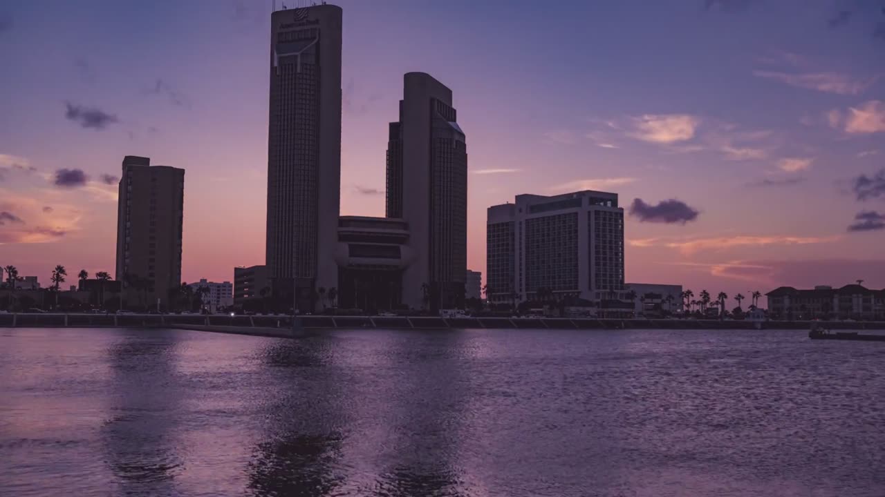 Downtown Corpus Christi across the water